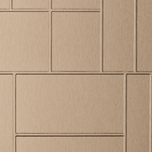 Obrázek Bronze brushed 4045 3050 x 1270 x 0.9mm Metal Cities