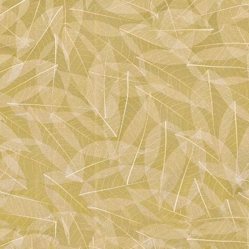 Obrázek Skeleton leaves gold 1360 x 100 mm x 0.3 mm - eko zlatý papír